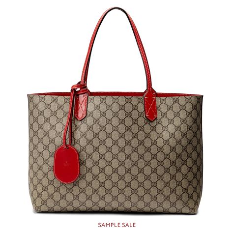 Gucci reversible leather tote